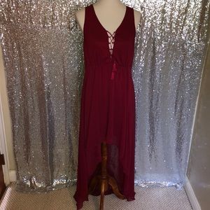 Express high low dress